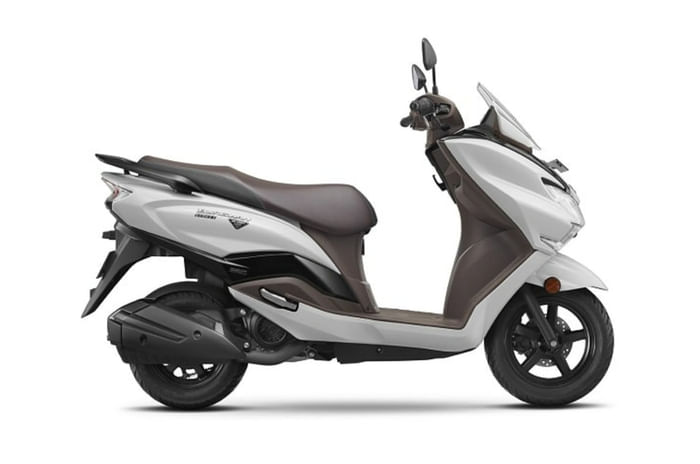 Suzuki Burgman left profile static in studio Suzuki Burgman left profile static in studio